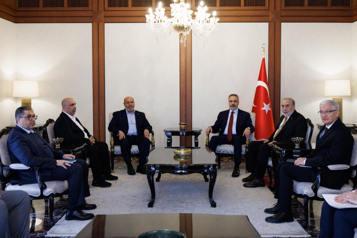Hakan Fidan, Hamas Heyeti ile Ankara'da Görüştü