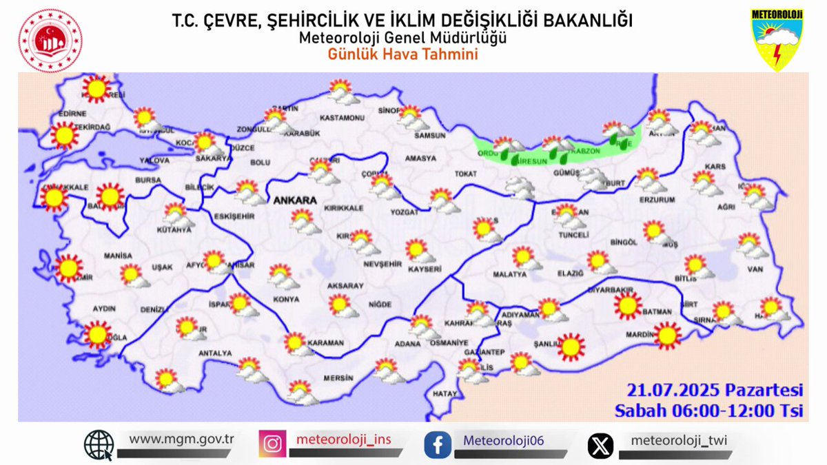 Ülke Geneli Hava Sıcaklıkları Mevsim Normallerinin Üzerinde Seyredecek