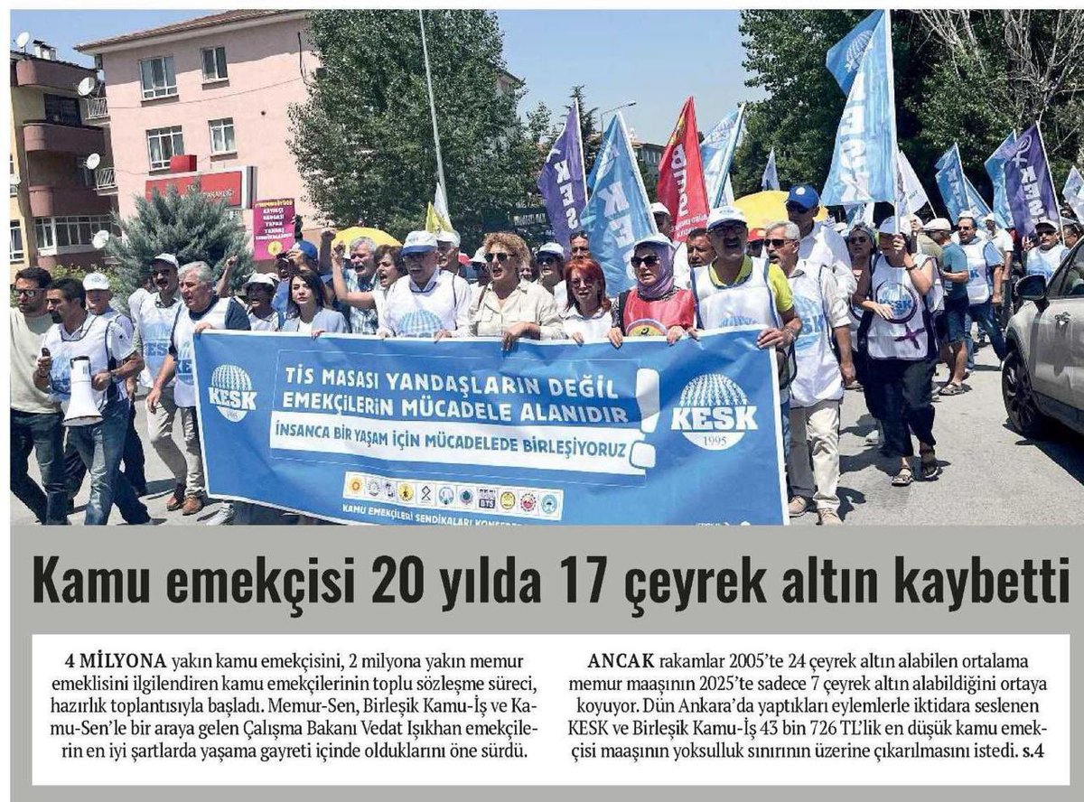 Kamu Emekçileri Sendikası Konfederasyonu, Daha İyi Çalışma Koşulları İçin Bir Araya Geldiler