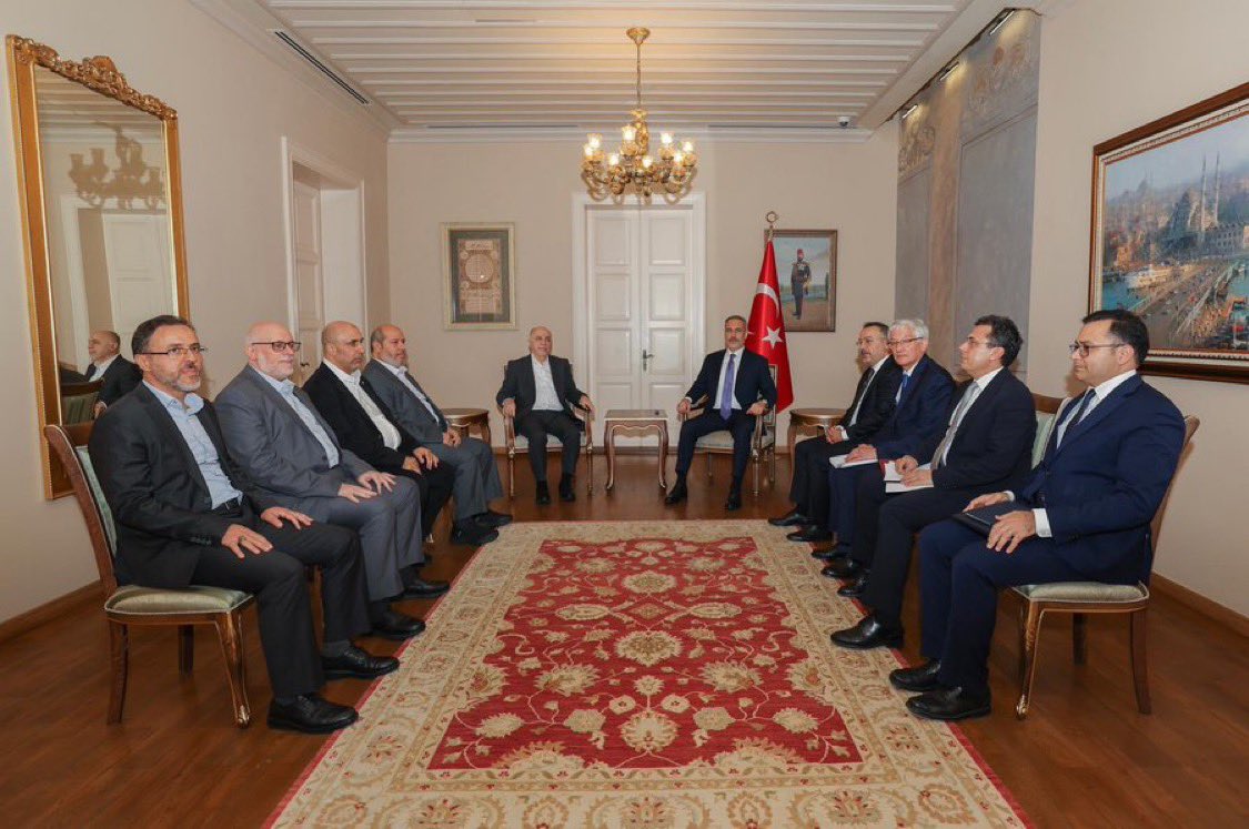 Dışişleri Bakanı Fidan, Hamas Heyetiyle İstanbul'da Görüşme Yaptı
