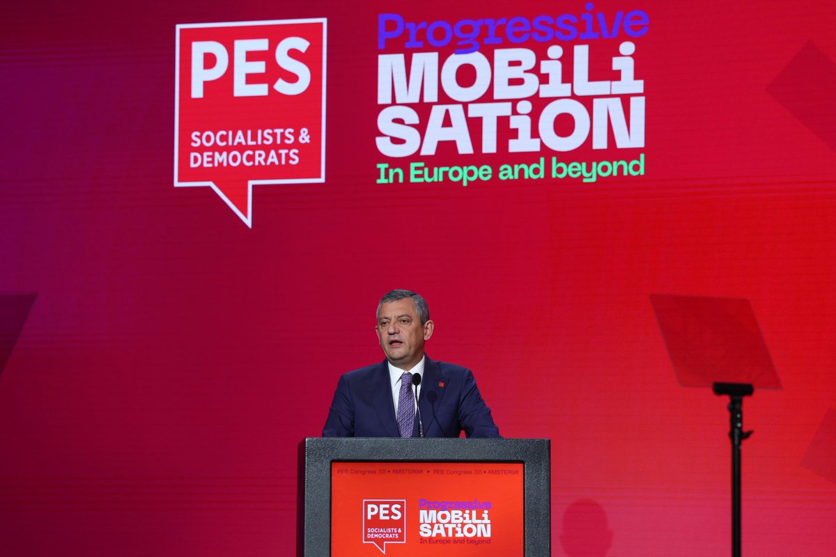 Cumhuriyet Halk Partisi Genel Başkanı Özgür Özel, Avrupa'da Demokrasi ve Özgürlük Vurgusu Yaptı