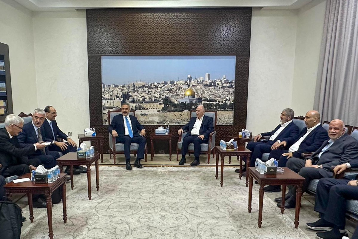 Dışişleri Bakanı Fidan ve MİT Başkanı Kalın, Hamas Temsilcileriyle Doha'da Görüştü