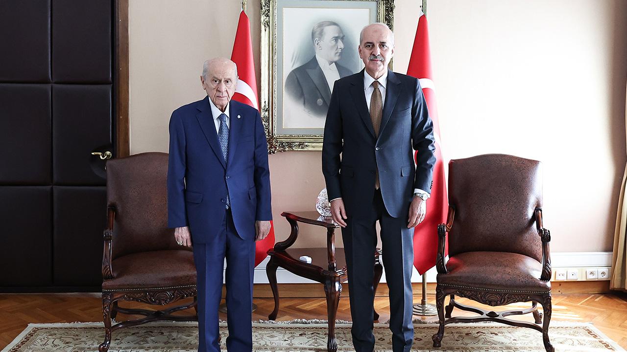 SON DAKİKA : TBMM Başkanı Kurtulmuş MHP lideri Bahçeli'yi ziyaret edecek.