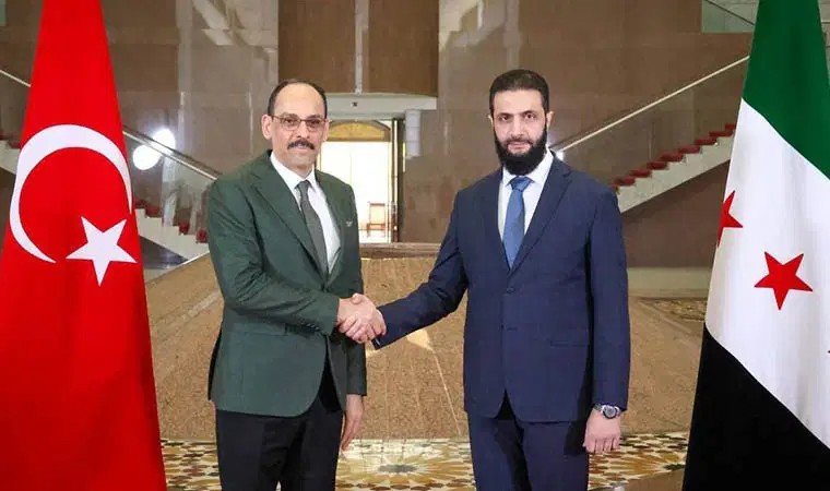 MİT Başkanı Kalın, Şam'da Suriye Cumhurbaşkanı Şara ile Görüşecek!