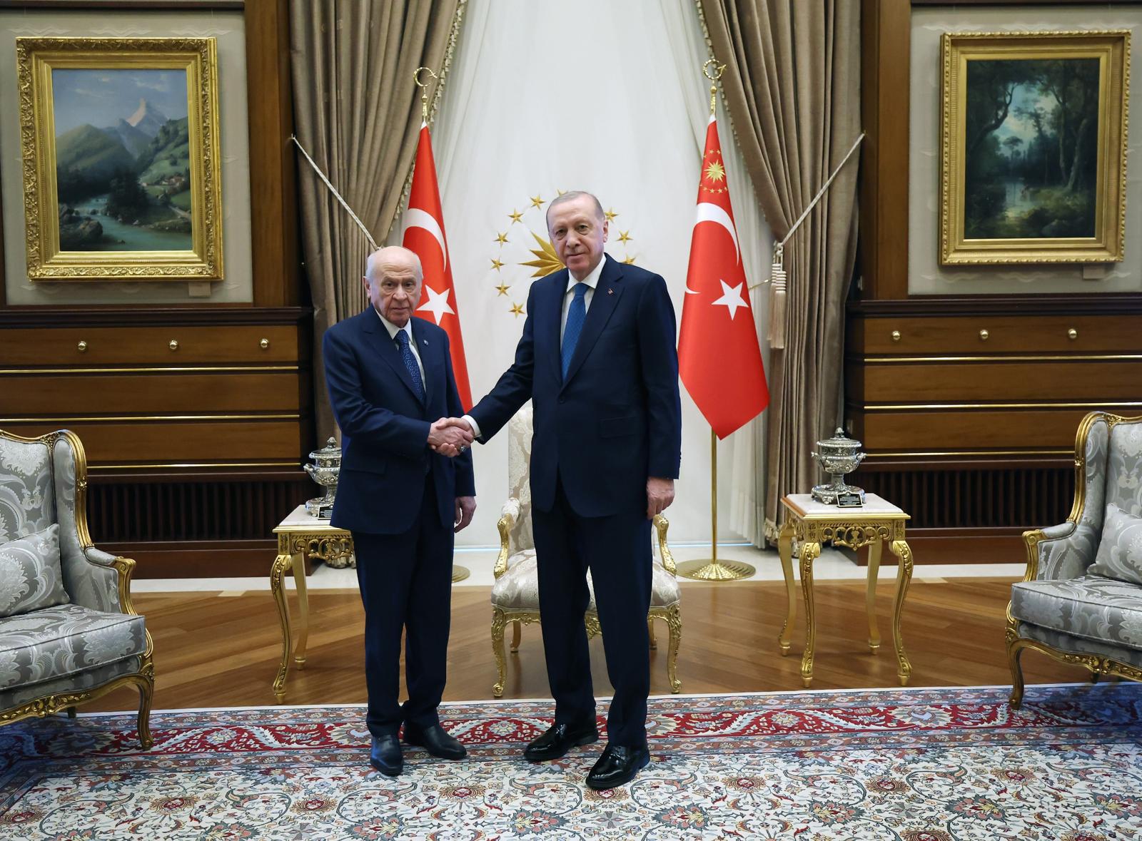 Külliye’de Kritik Görüşme: Erdoğan ve Bahçeli Buluştu